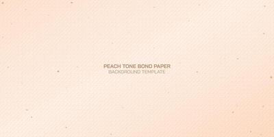 Wood free uncoated paper rought texture pattern peach tone background vector illustration. Blank used bond paper peach background.