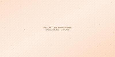 Wood free uncoated paper rought texture pattern peach tone background vector illustration. Blank used bond paper peach background.