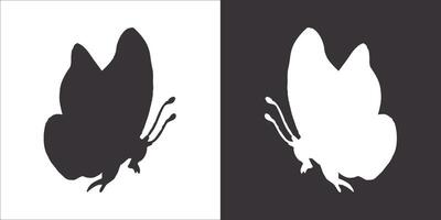 Illustration vector graphics of butterfly icon