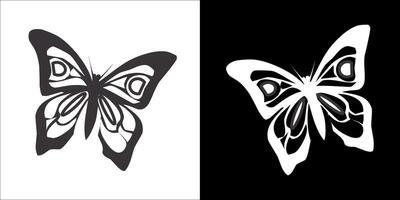 Illustration vector graphics of butterfly icon