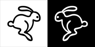 Illustration vector graphics of rabbit icon