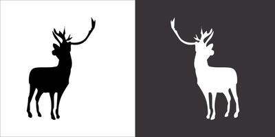 Illustration vector graphics of deer icon