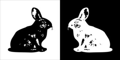 Illustration vector graphics of rabbit icon