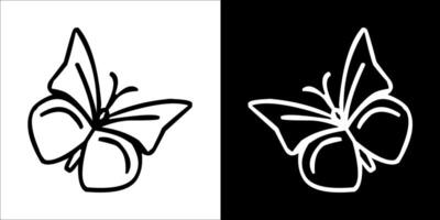 Illustration vector graphics of butterfly icon