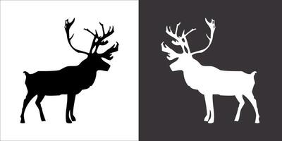 Illustration vector graphics of deer icon