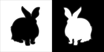 Illustration vector graphics of rabbit icon