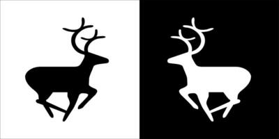 Illustration vector graphics of deer icon