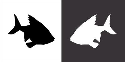 Illustration vector graphics of fish icon