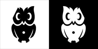 Illustration vector graphics of owl icon