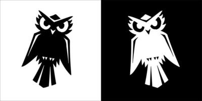 Illustration vector graphics of owl icon