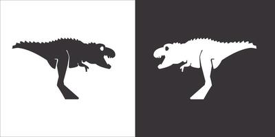 Illustration vector graphics of dinosaur icon