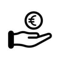 Hand And Cash  design icon vector