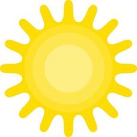 icono de vector de sol