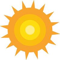 icono de vector de sol