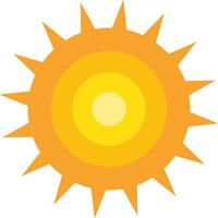 icono de vector de sol