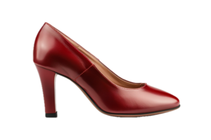 AI generated Elegant Red High Heel Shoe png