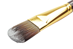 AI generated Paintbrush with White Paint Stroke png