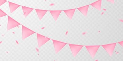 party flag background for celebration vector illustration