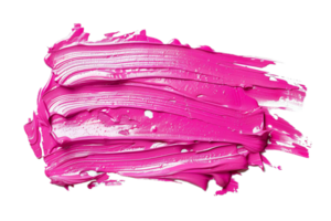 AI generated Vivid Pink Paint Strokes png