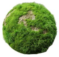 AI generated Fresh Grass Cross-Section with Soil png