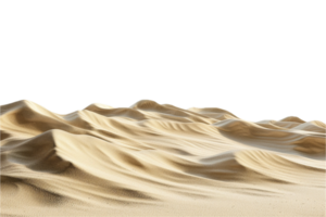 AI generated Golden Desert Dunes at Night png