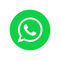 Whatsapp logotipo. Whatsapp social meios de comunicação ícone. png