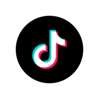 Tik Tok logo. Tik Tok social medios de comunicación icono. png