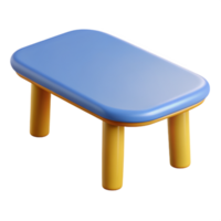 en bois table dans 3d style png