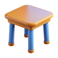 de madeira mesa dentro 3d estilo png