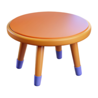 Wooden Table in 3D Style png