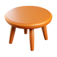 en bois table dans 3d style png