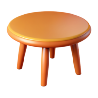 de madera mesa en 3d estilo png