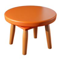 Wooden Table in 3D Style png