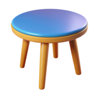 houten tafel in 3d stijl png