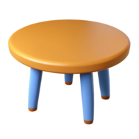 Wooden Table in 3D Style png