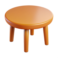 Wooden Table in 3D Style png