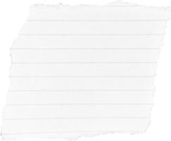 blanc déchiré papier pièce png