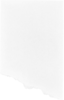 White Torn Ripped Paper Piece, Graphic Element png