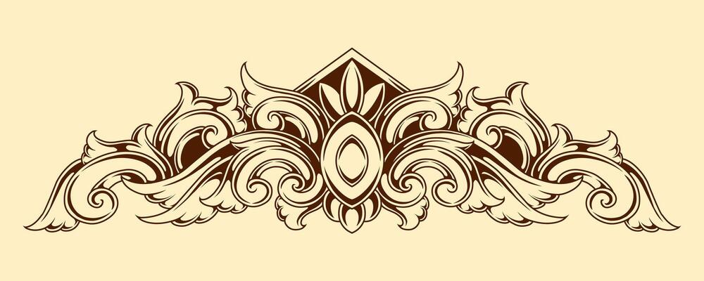 Classic style frame design with exquisite engraving and luxury