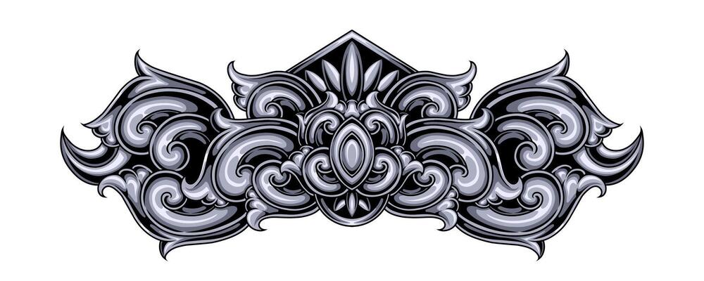 Classic style frame design with exquisite engraving and luxury
