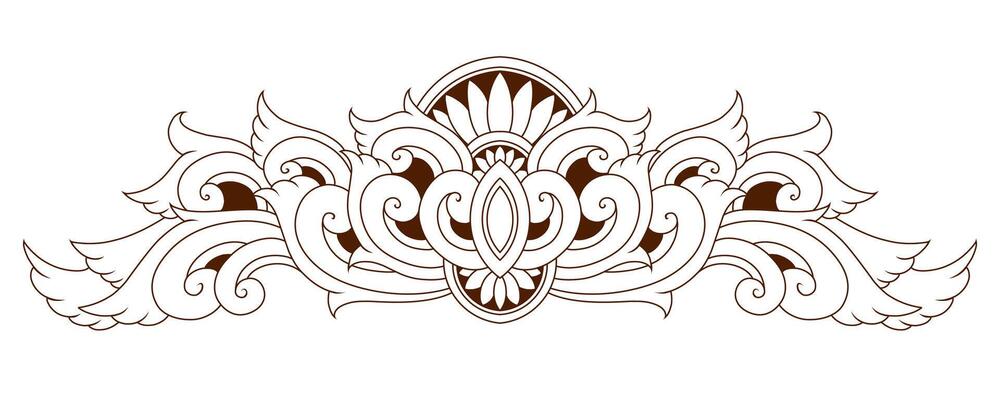 Classic style frame design with exquisite engraving and luxury