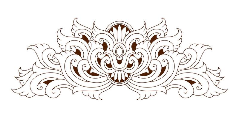 Classic style frame design with exquisite engraving and luxury