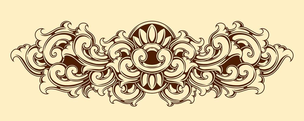 Classic style frame design with exquisite engraving and luxury