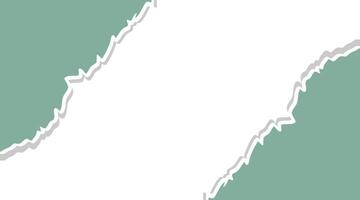Tear off half a sheet of retro colored paper from the bottom. Vector template paper design.
