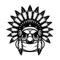 Clown Apache Outline Version vector