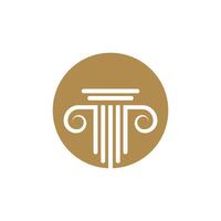 Column logo vector template symbol element design