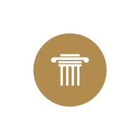 Column logo vector template symbol element design