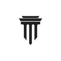 Column logo vector template symbol element design