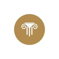 Column logo vector template symbol element design