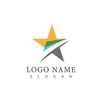 Star logo vector template element symbol design